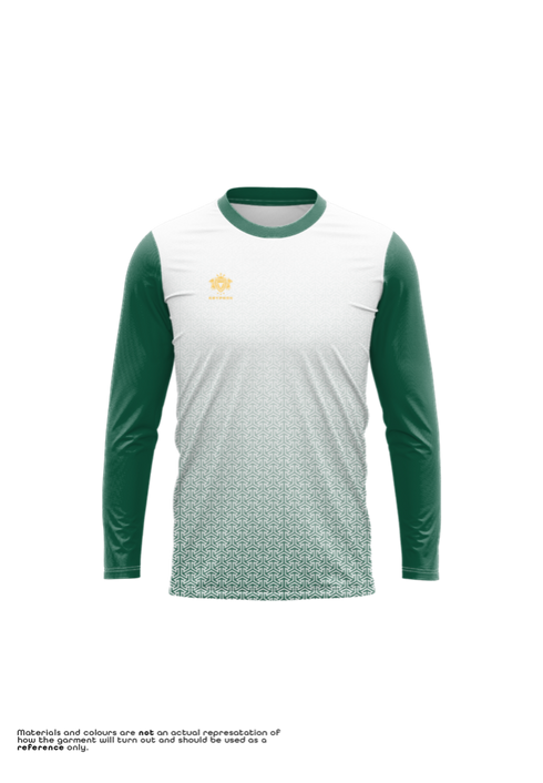 GRYPHON Mens Warm Up Top - Geometric Fade